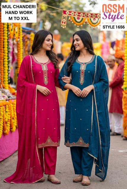 Ossm style 1656 gown type kurti wholesale